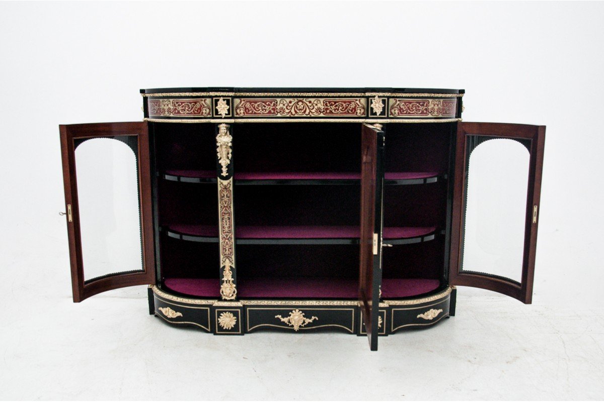 Commode Boulle, France, vers 1860.-photo-2
