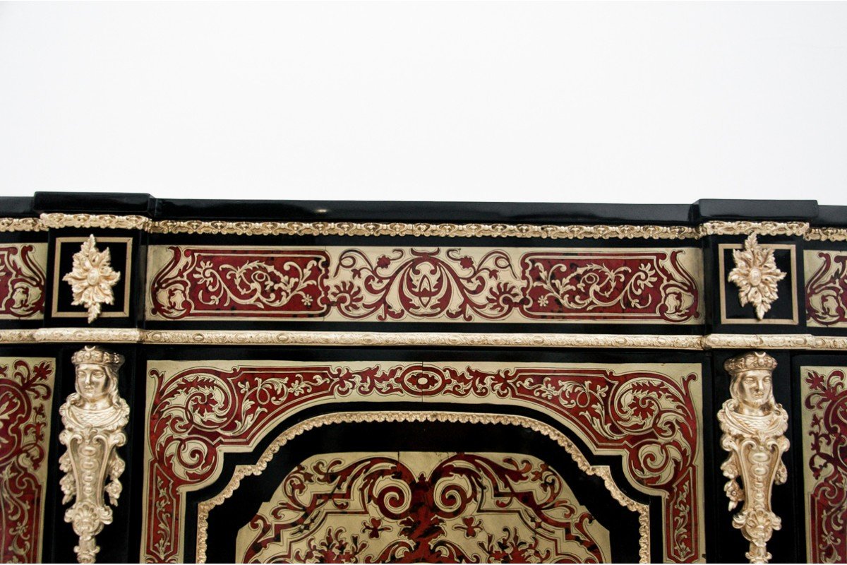 Commode Boulle, France, vers 1860.-photo-4