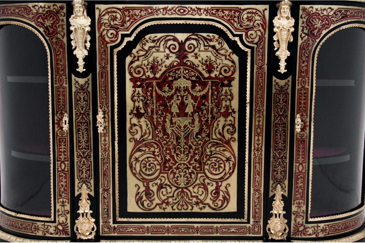 Commode Boulle, France, vers 1860.-photo-7