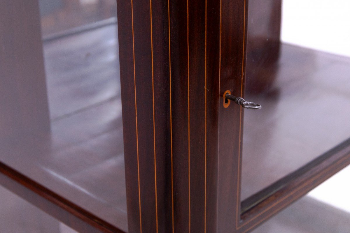 Vitrine Biedermeier unique, Europe du Nord, vers 1870.-photo-7