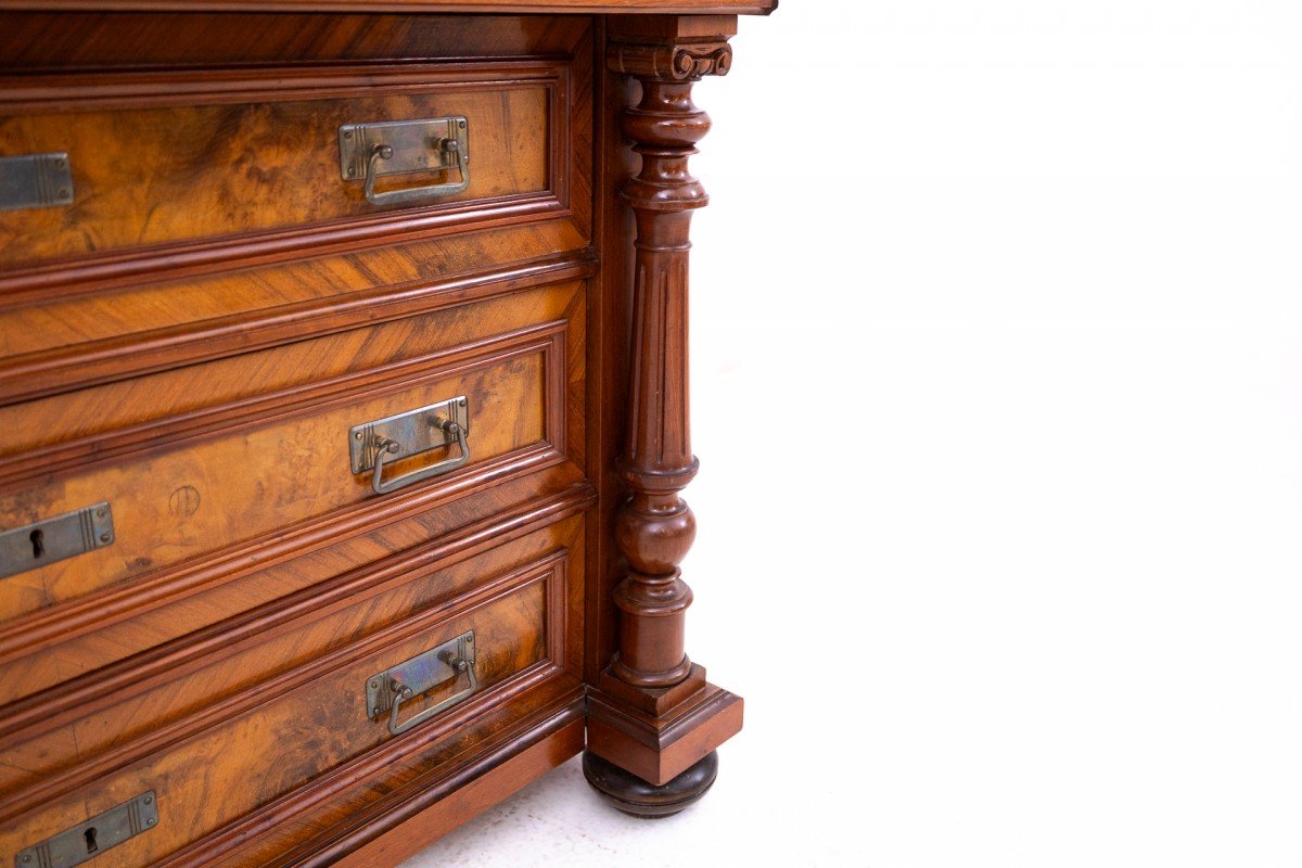 Antique Walnut Chest Of Drawers, Northern Europe, Circa 1900.-photo-8