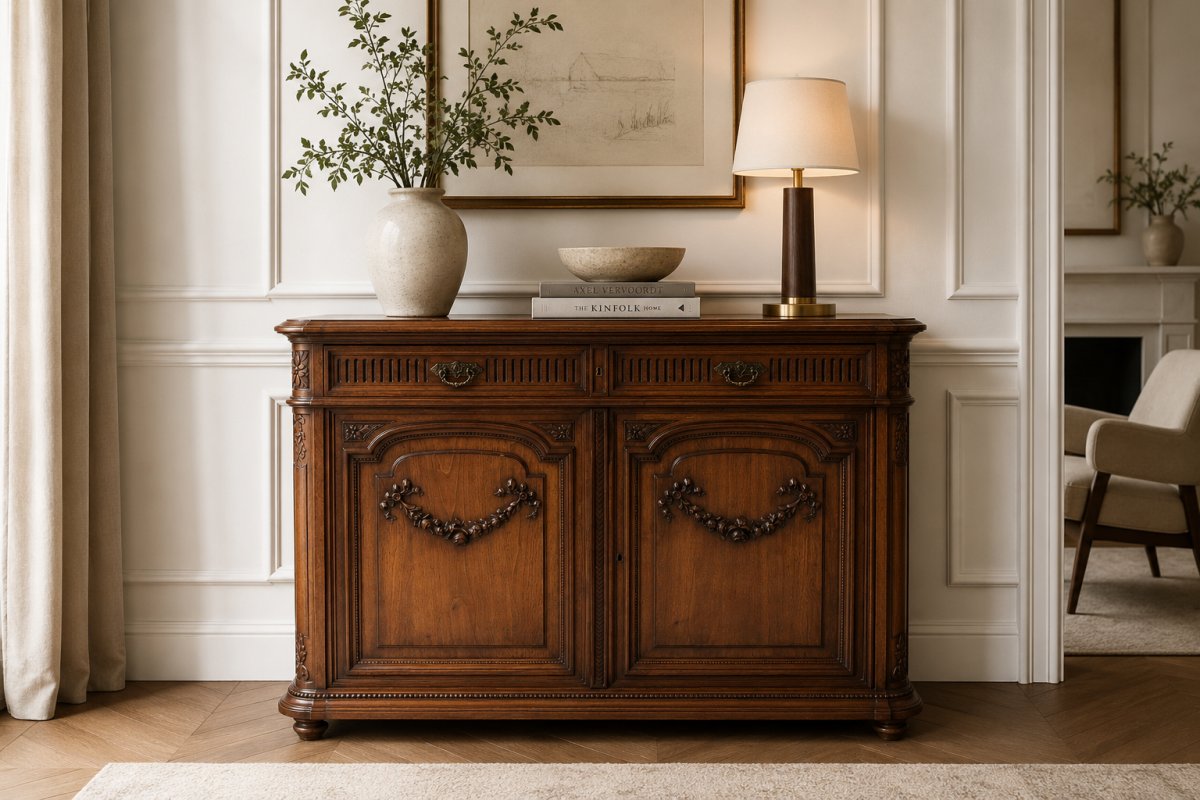  Commode ancienne, France, vers 1870.-photo-2