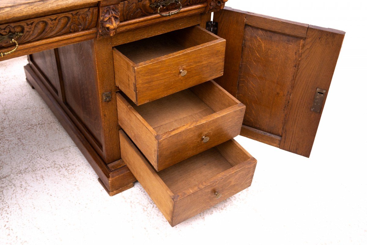 Double-sided Desk, Circa 1880, France.-photo-6