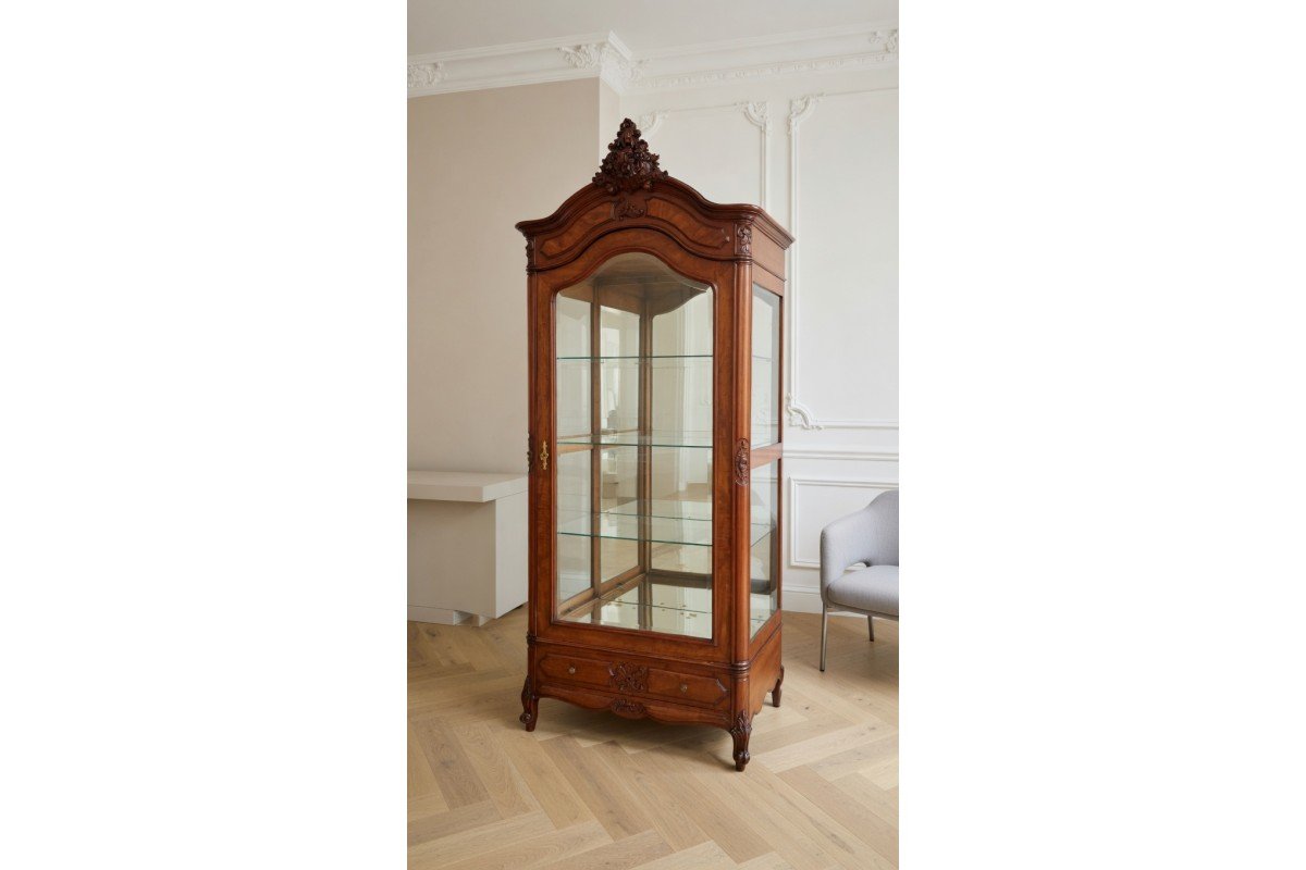  Élégante vitrine, France, début du XXe siècle.-photo-2
