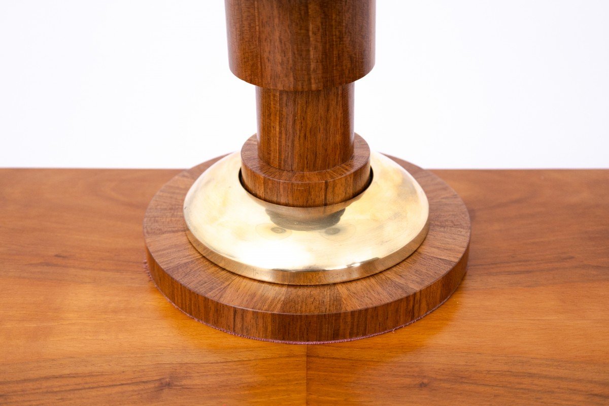 Elegant Art Deco Lamp, Poland, Mid-20th Century.-photo-4