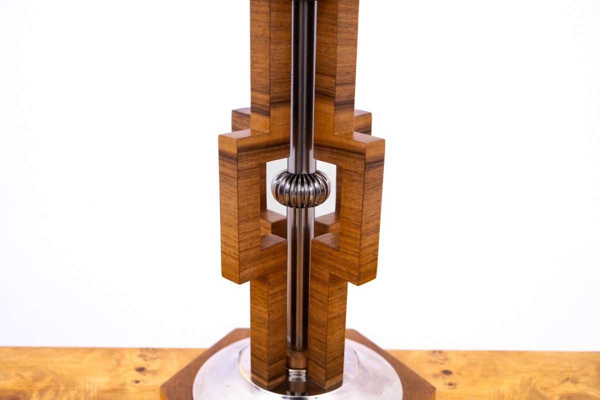 Mid-20th-century Art Deco Table Lamp, Poland.-photo-2