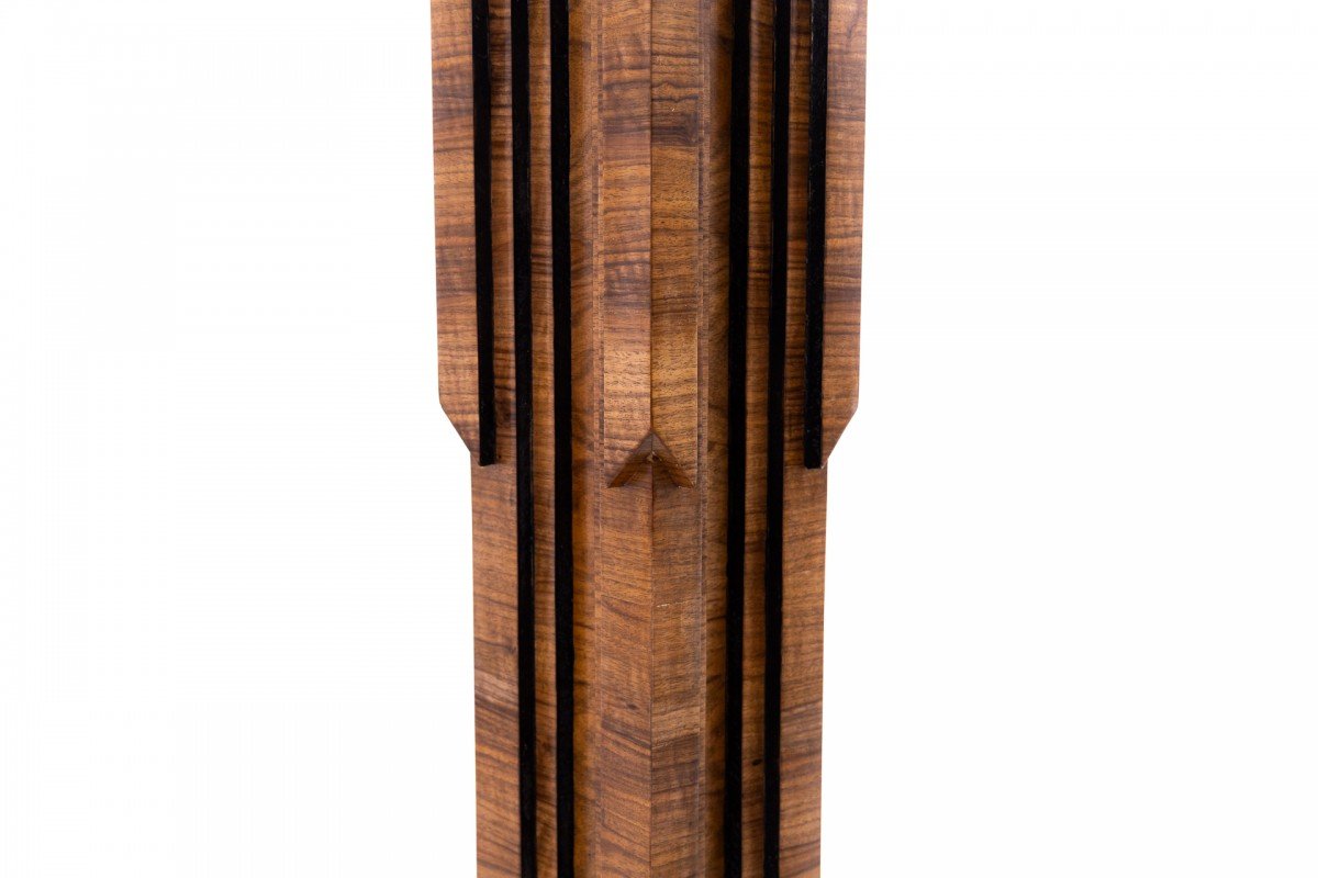 Pair Of Art Deco Floor Lamps, Poland, Circa 1940. Restored.-photo-3