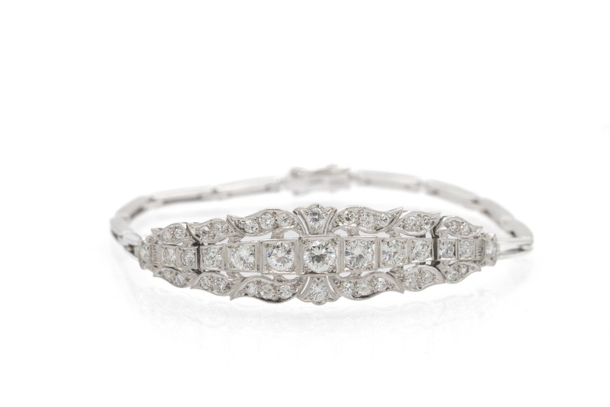 Modern Diamond Bracelet, 2.70 Carats-photo-7