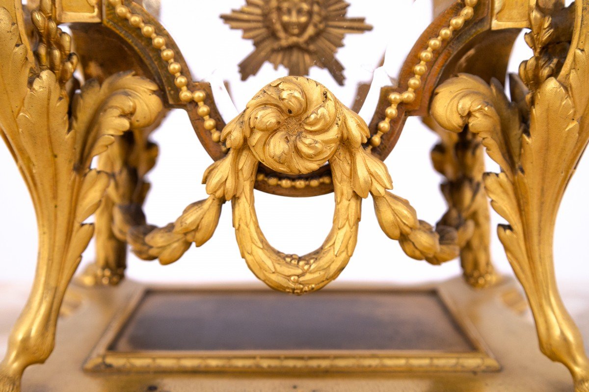 A Unique Empire-style Clock, France, Circa 1860.-photo-4