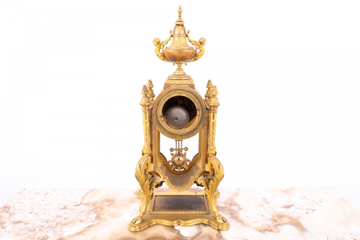 A Unique Empire-style Clock, France, Circa 1860.-photo-8