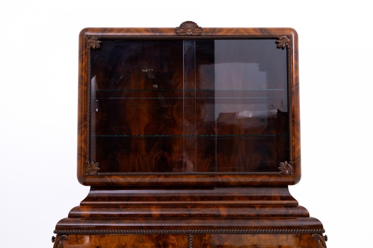 Charming Display Case, Poland, Circa 1930. Restored.-photo-2