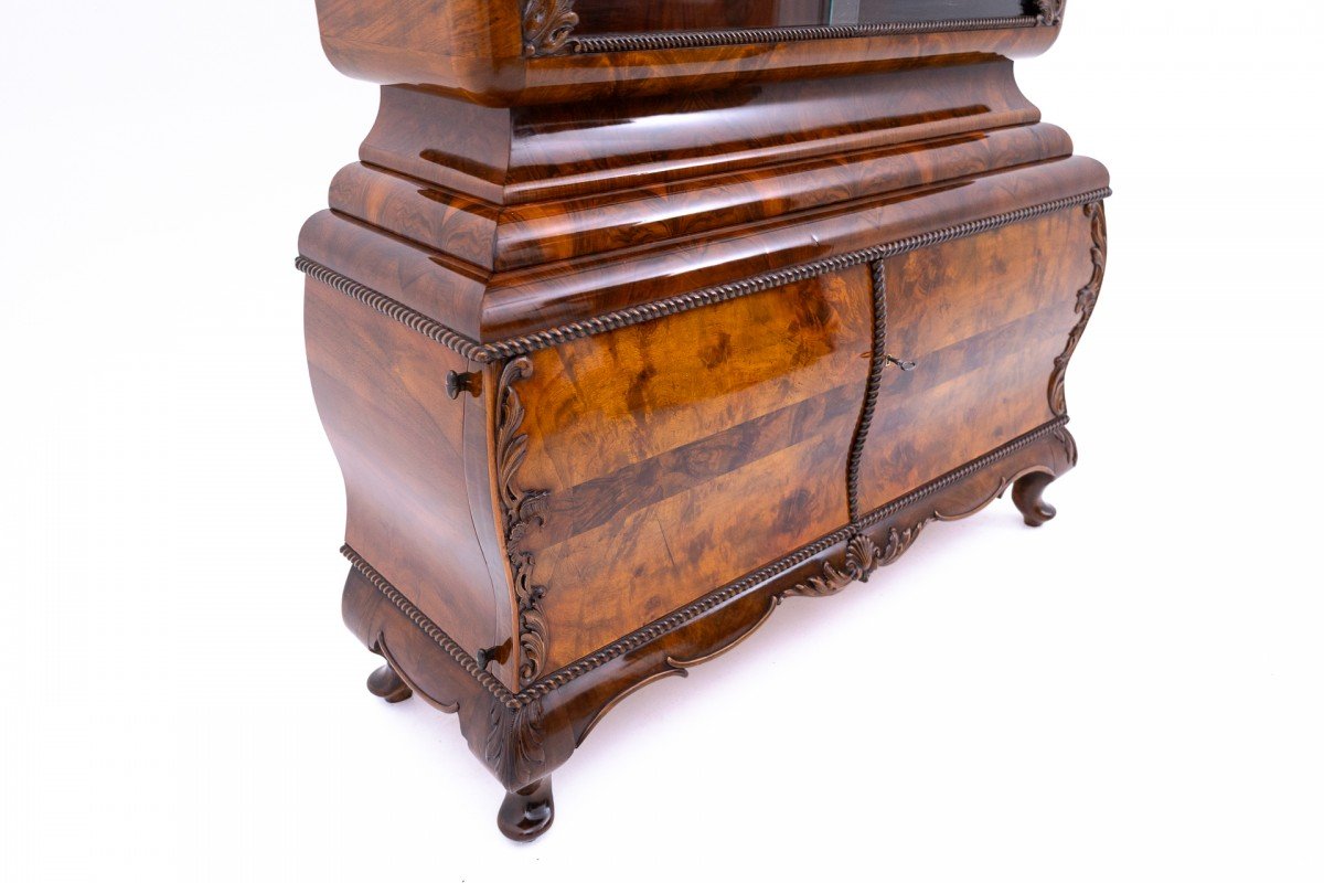 Charming Display Case, Poland, Circa 1930. Restored.-photo-2