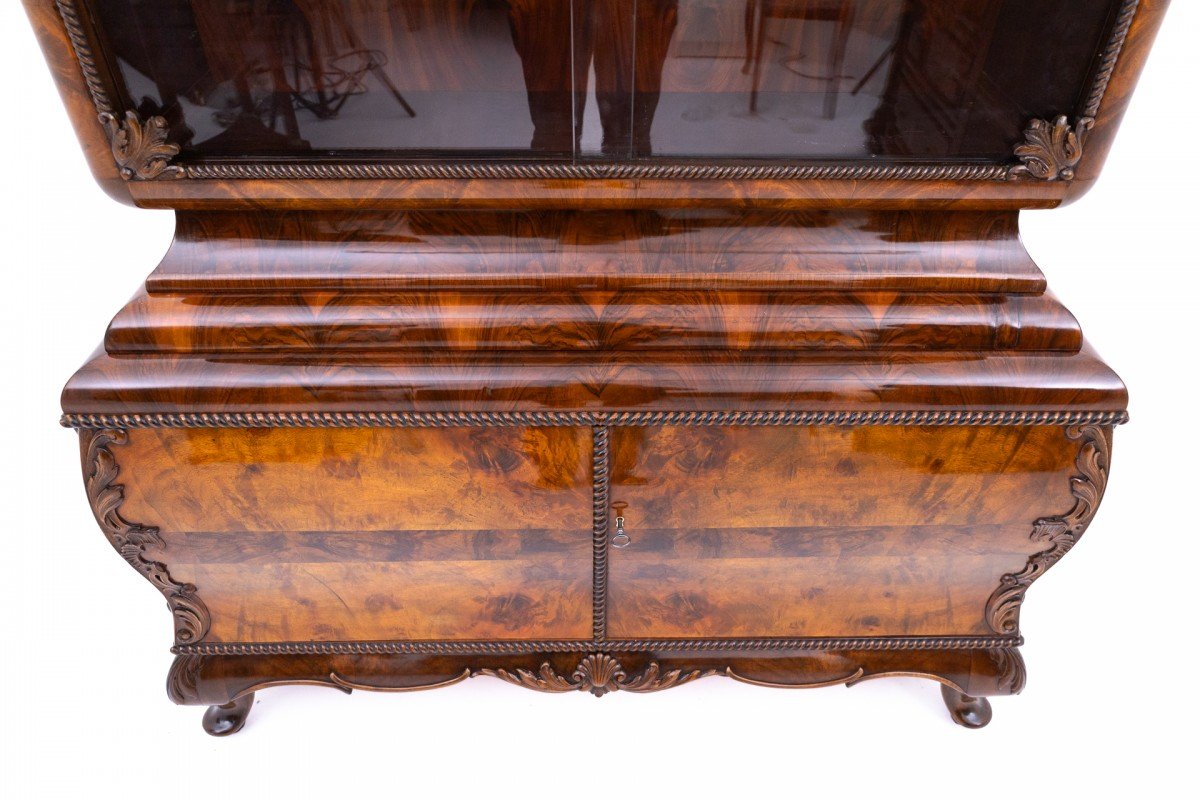 Charming Display Case, Poland, Circa 1930. Restored.-photo-5