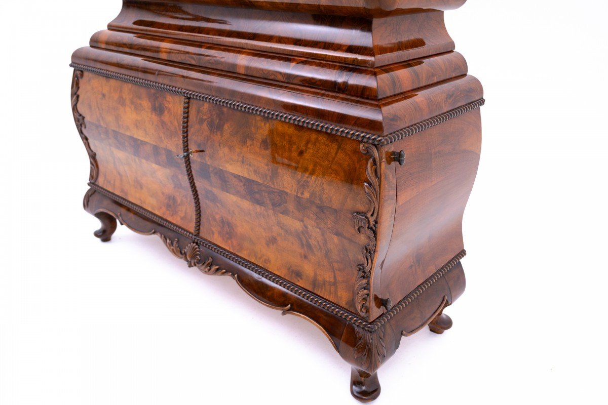 Charming Display Case, Poland, Circa 1930. Restored.-photo-8