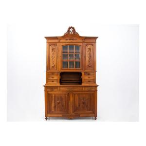 Walnut Buffet, France, Circa 1870.