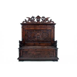 Old Chest - Bench, France, Late Nineteenth Century.