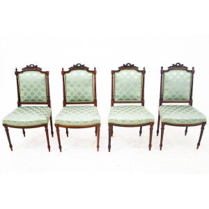 Quatre Chaises De Style Rococo, France.