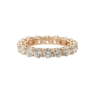 Bague d'éternité avec diamants de 4,60 ct