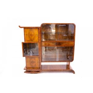 Unique Art Deco Display Case, Poland, 1930s.