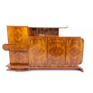 An Interesting Art Deco Sideboard, Poland, Circa 1930.