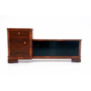 Small Art Deco Chest Of Drawers, Poland, 1950s. Restored.