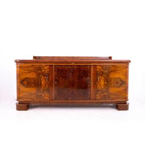 Commode/buffet Art Déco ancien, Pologne, vers 1930. APRÈS RÉNOVATION.