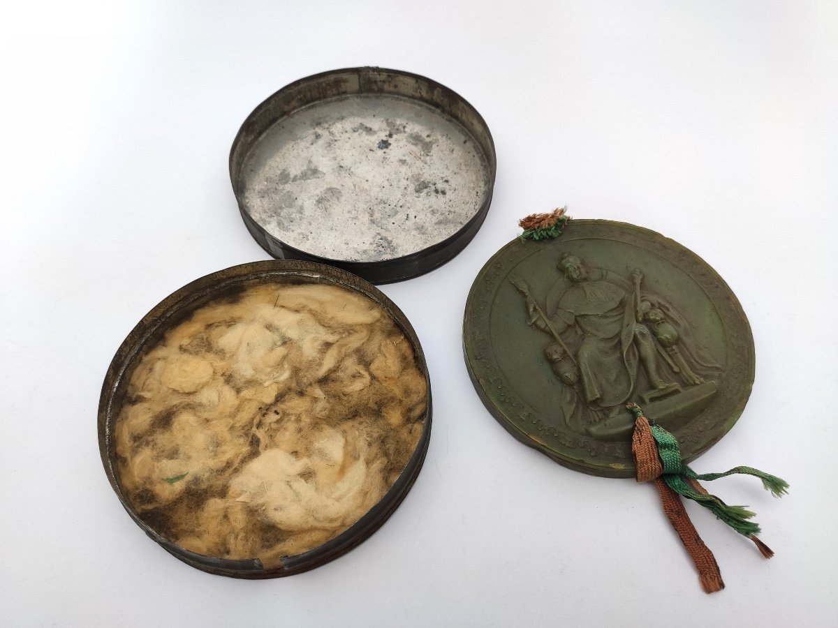 Tiolier : Grand Sceau En Cire Aux Armes De France époque Louis XVIII. -photo-4