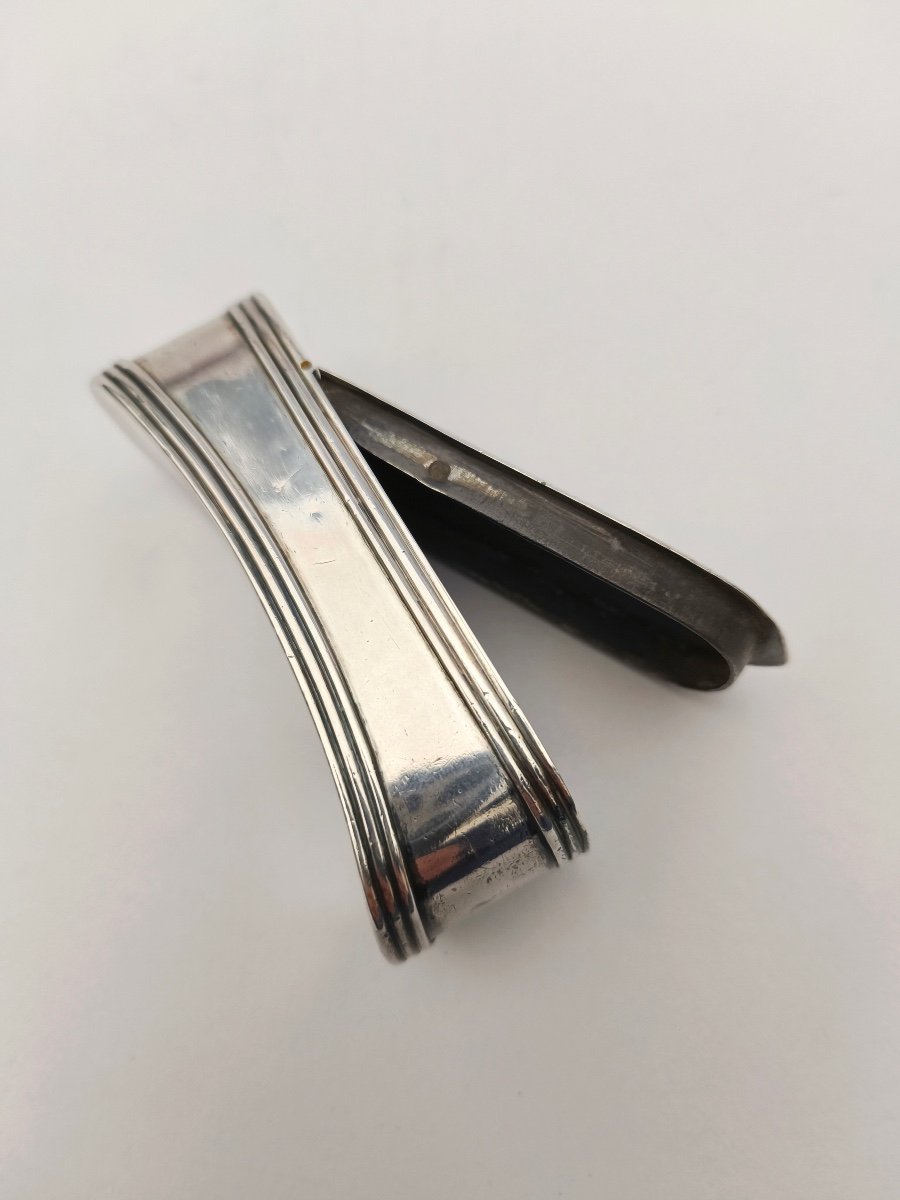 D Bourgoin: Rare Solid Silver Snuff Box, Late 18th Century - Revolution. -photo-7