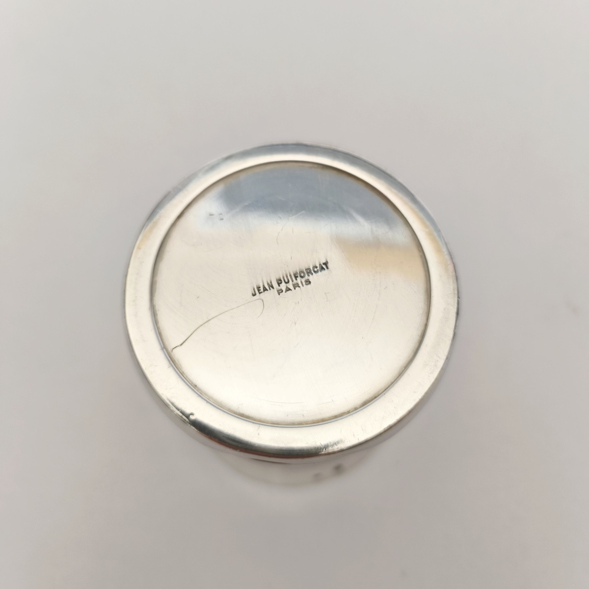 Jean Elisée Puiforcat: Solid Silver Cup From The Art Deco Period. Early 20th Century. -photo-3