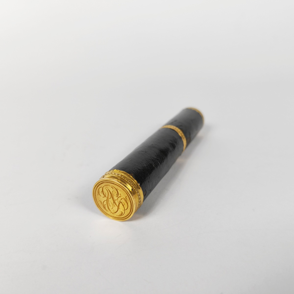 Love Letter Case / Wax Seal In Gold & Martin Varnish. Late 18th - Early 19th Century. -photo-2