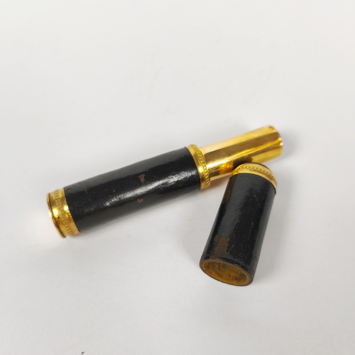 Love Letter Case / Wax Seal In Gold & Martin Varnish. Late 18th - Early 19th Century. -photo-5