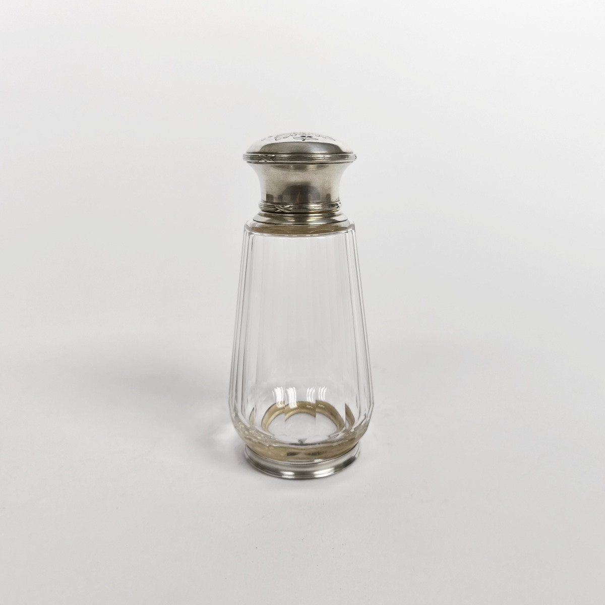  Louis Coignet: Sugar Shaker, Cinnamon, Etc. In Crystal And Solid Silver St. Louis XVI-photo-3