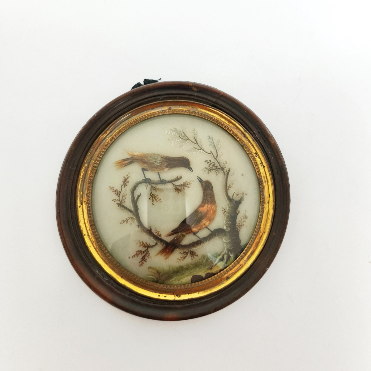 Miniature Bird In The Style Of Buffon With Feathers, By Hettlinger, Probably Sèvres Late 18th Century. -photo-4