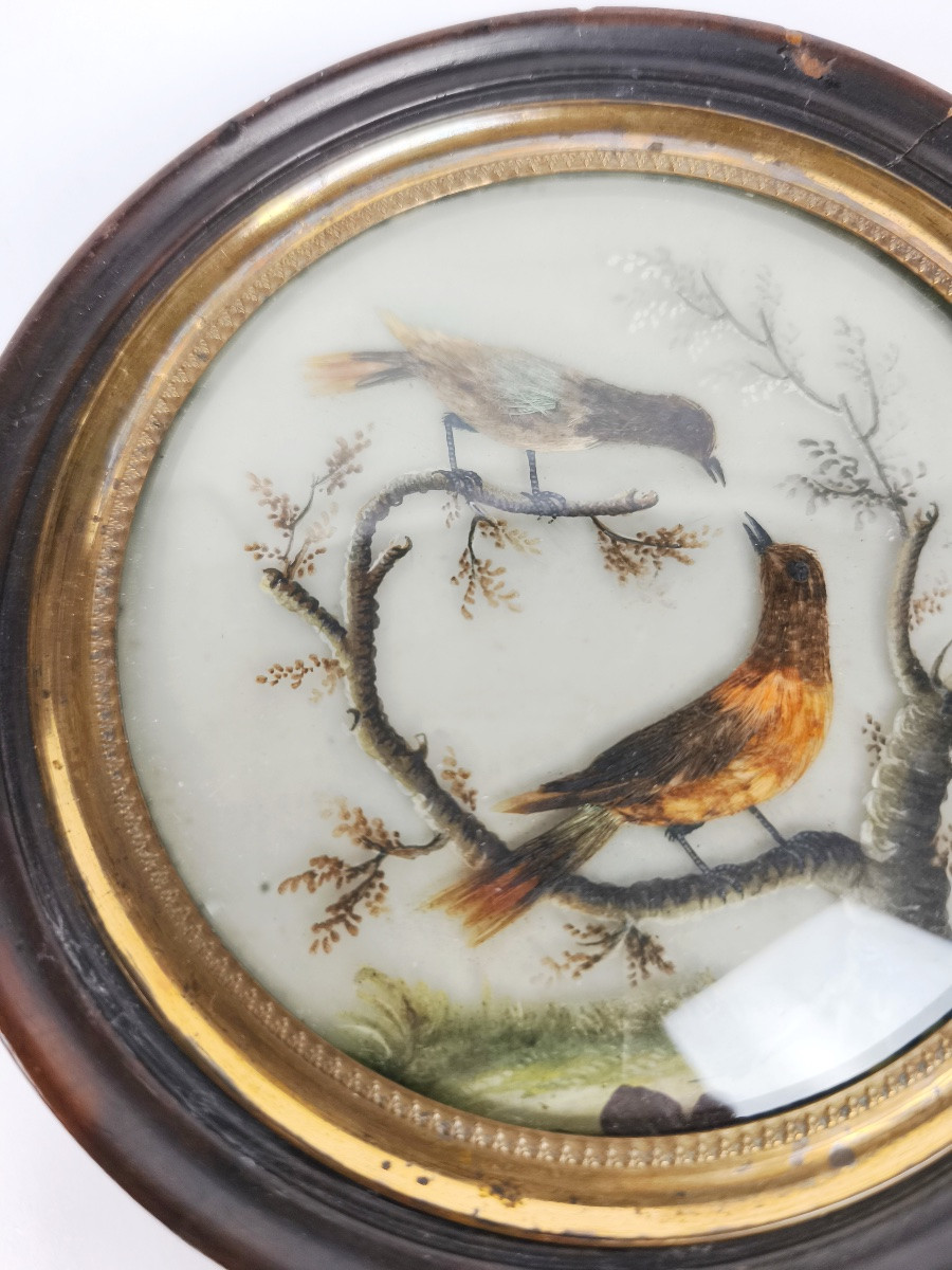 Miniature Bird In The Style Of Buffon With Feathers, By Hettlinger, Probably Sèvres Late 18th Century. -photo-4