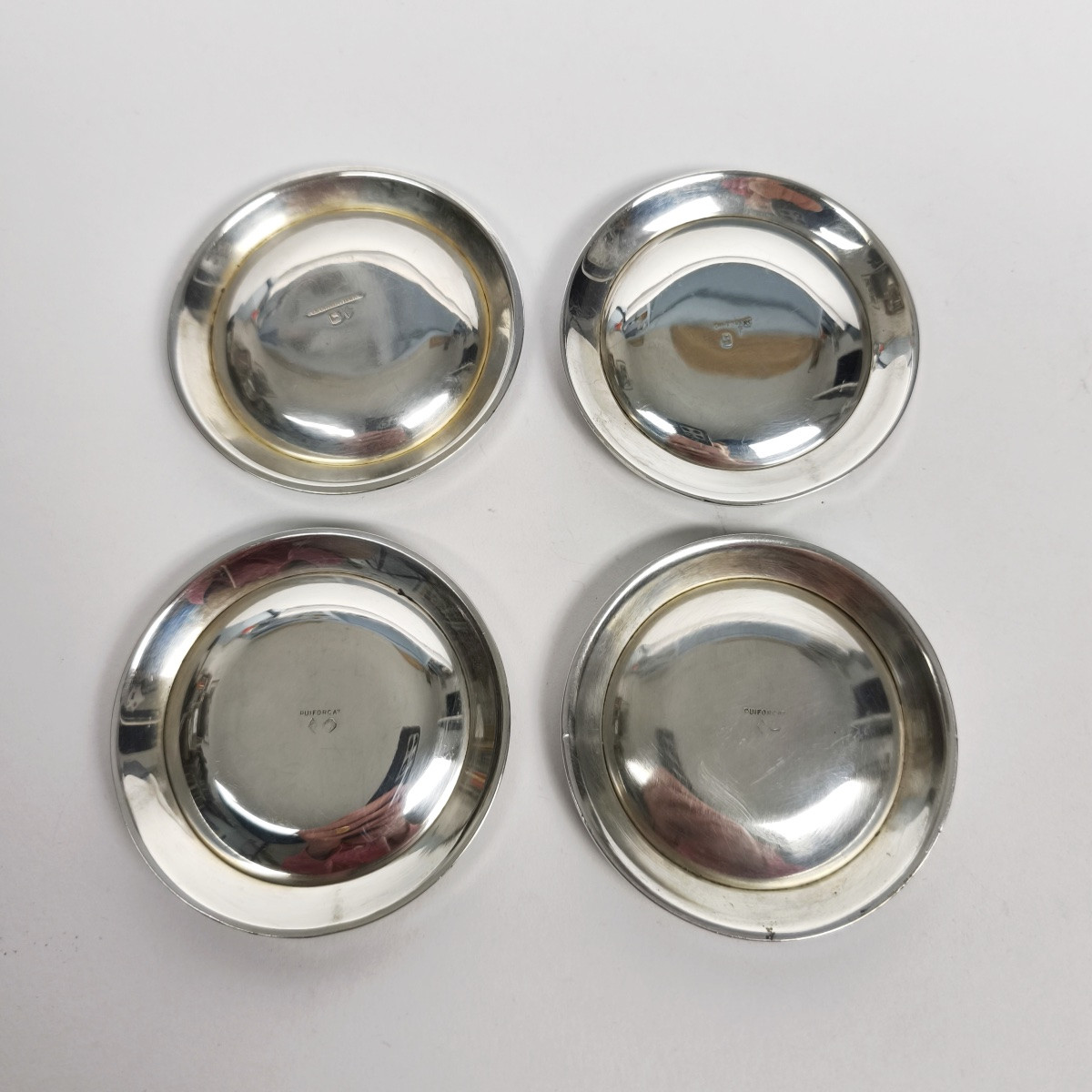 Puiforcat: Four Appetizer Bowls / Ashtray / Table Decoration / Other, Sterling Silver-photo-3