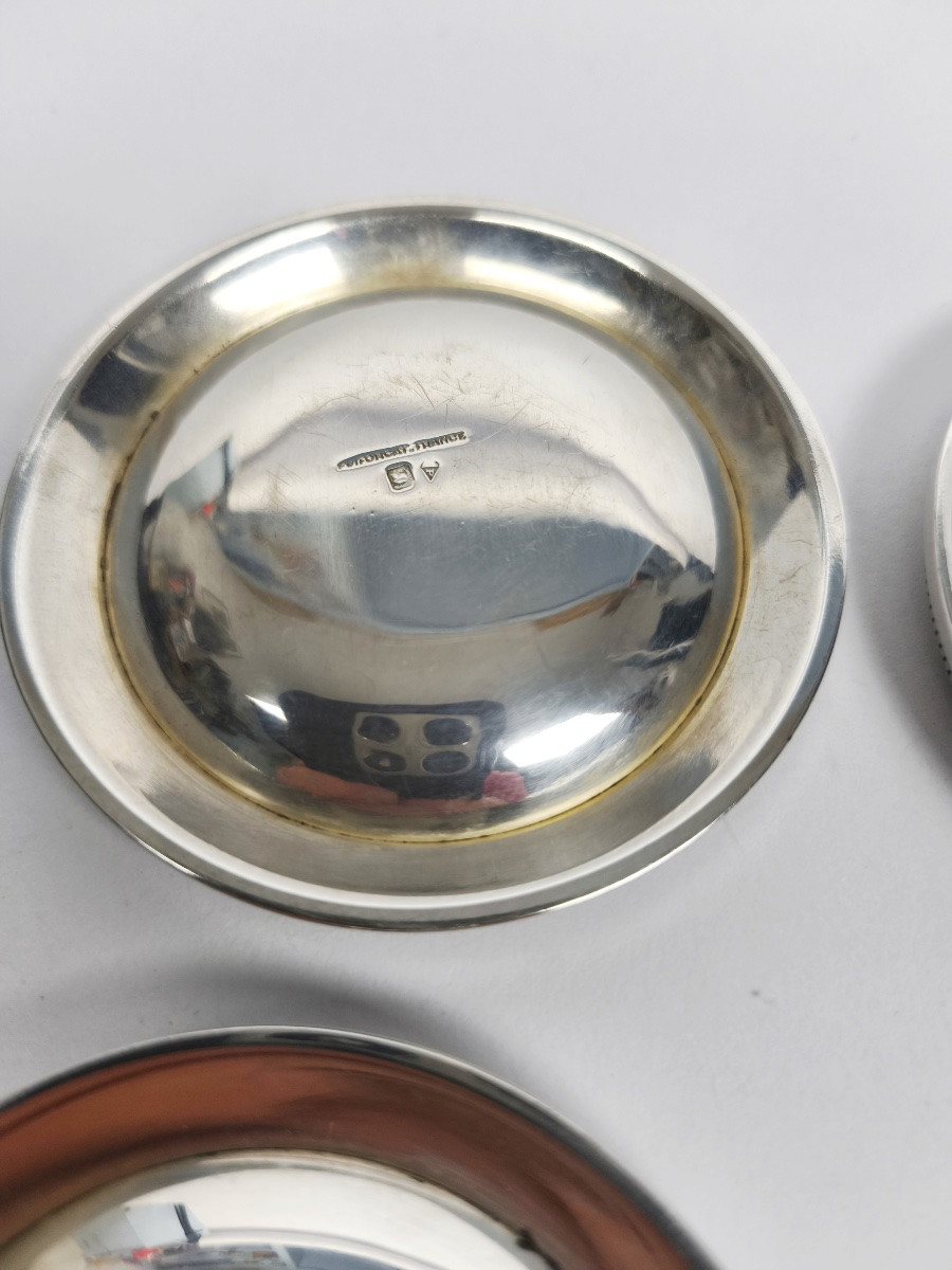 Puiforcat: Four Appetizer Bowls / Ashtray / Table Decoration / Other, Sterling Silver-photo-4
