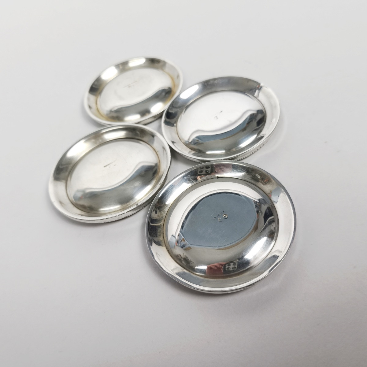 Puiforcat: Four Appetizer Bowls / Ashtray / Table Decoration / Other, Sterling Silver-photo-5