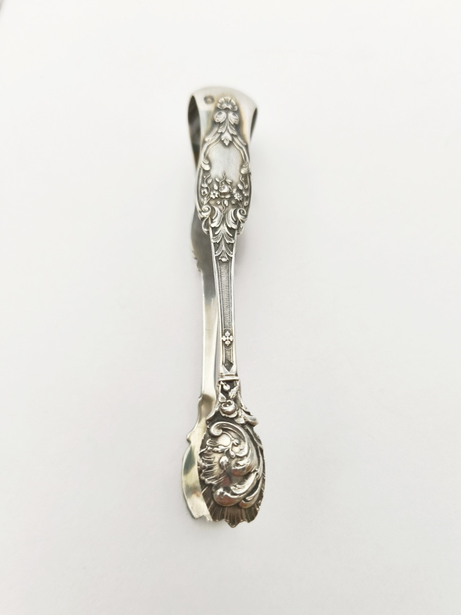 Schifferlet: Solid Silver Cutlery For Petits Fours/seed Cakes. St. Louis XV / Art Nouveau-photo-2