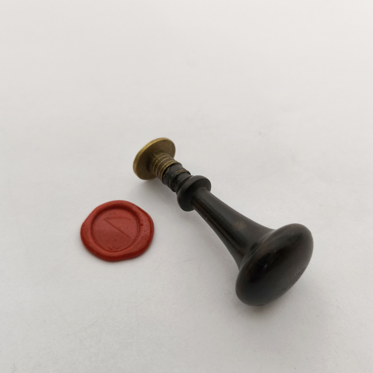 19th-century Romantic Rebus Wax Seal/sealing For Lovers. Romantic Era.-photo-4