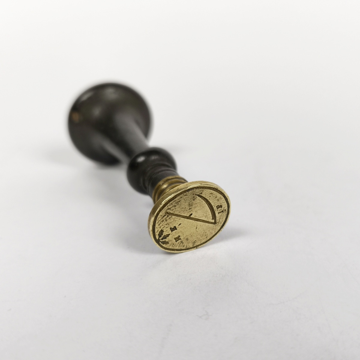 19th-century Romantic Rebus Wax Seal/sealing For Lovers. Romantic Era.