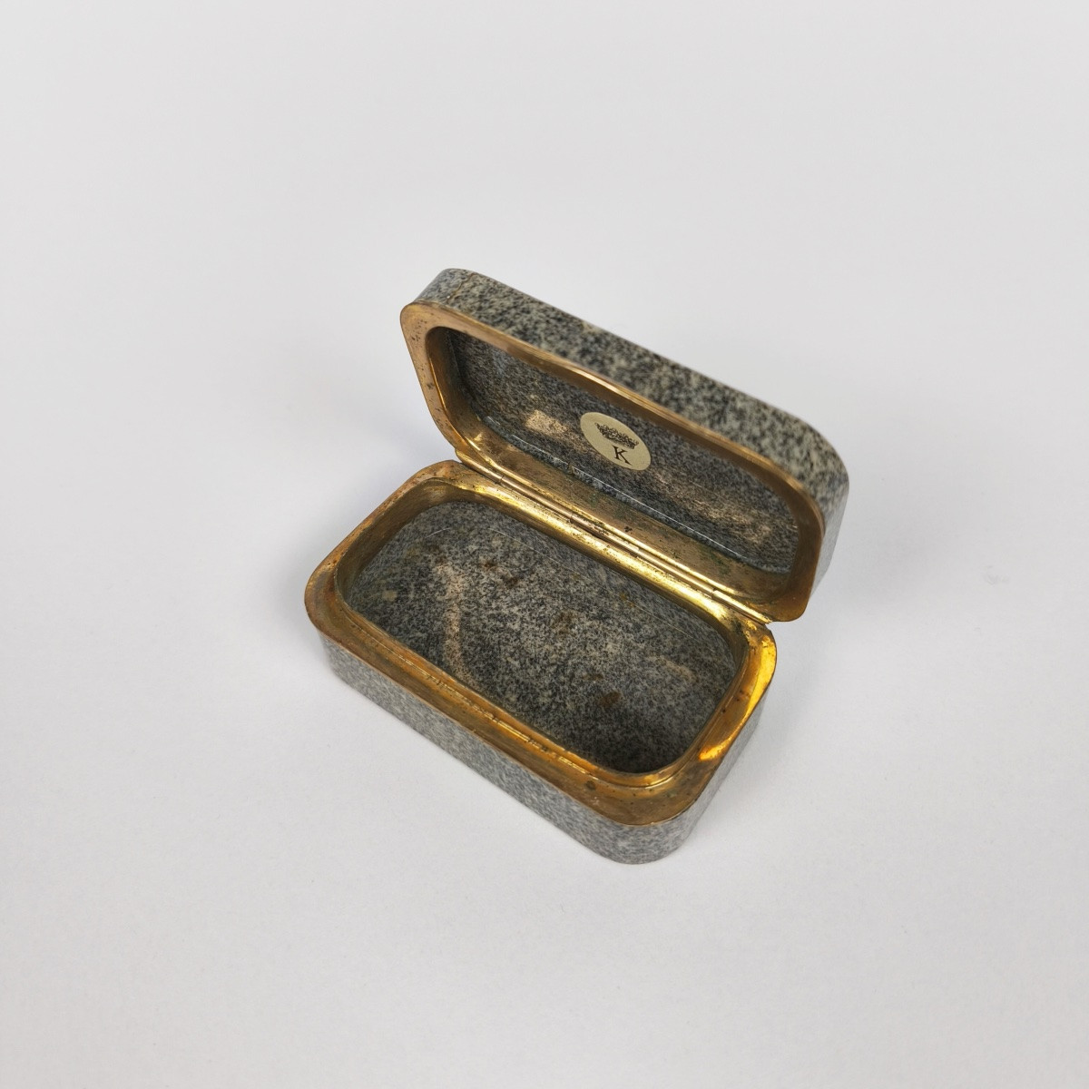 Snuffbox In Hardstone And Pompon, 19th Century. Grand Tour? -photo-3
