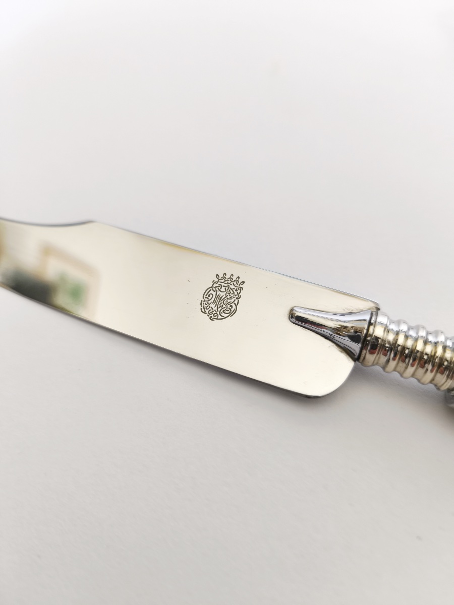 Miguel Berrocal: Silver-plated Serving Cutlery. -photo-1