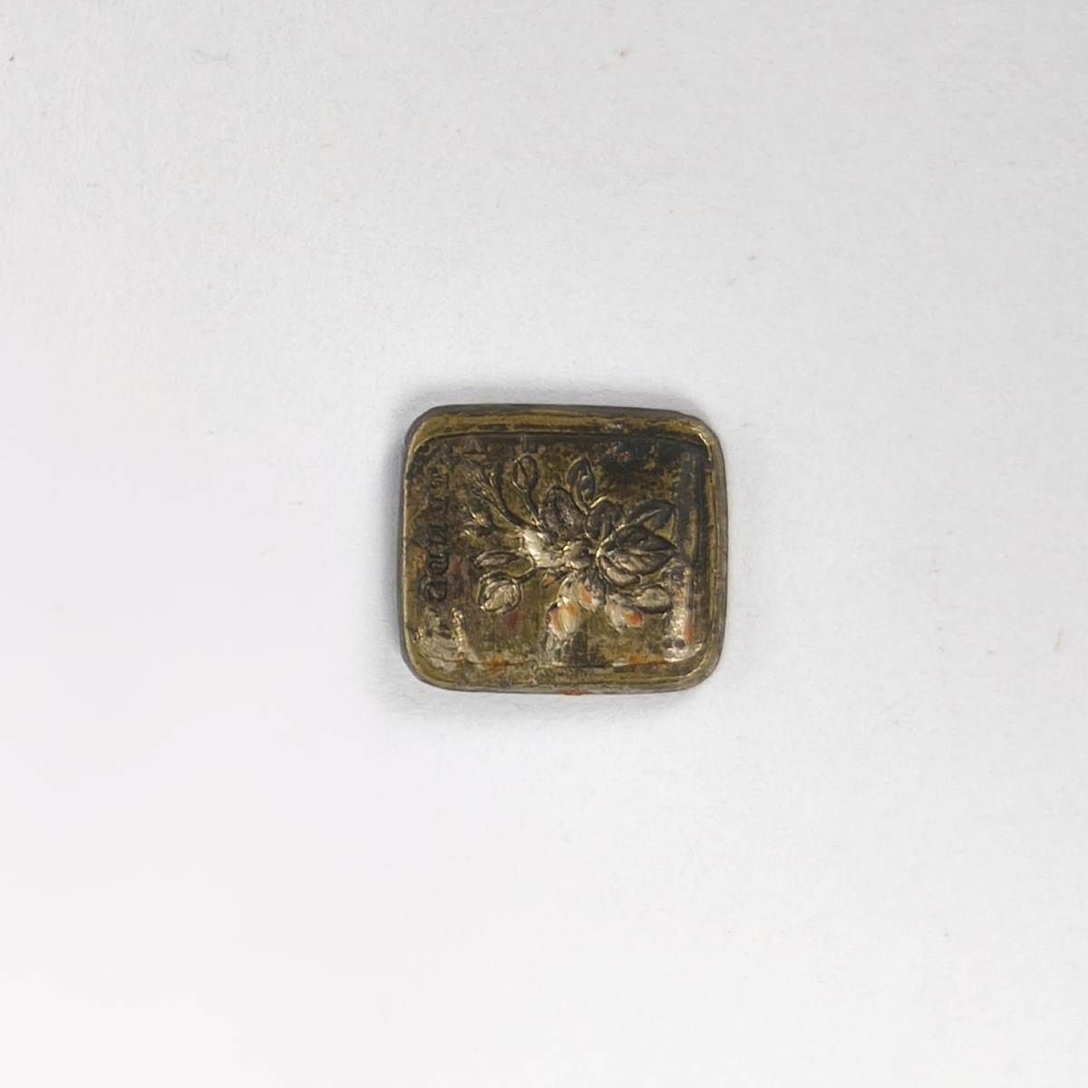 19th-century Brass Seal With Interchangeable Die. -photo-3