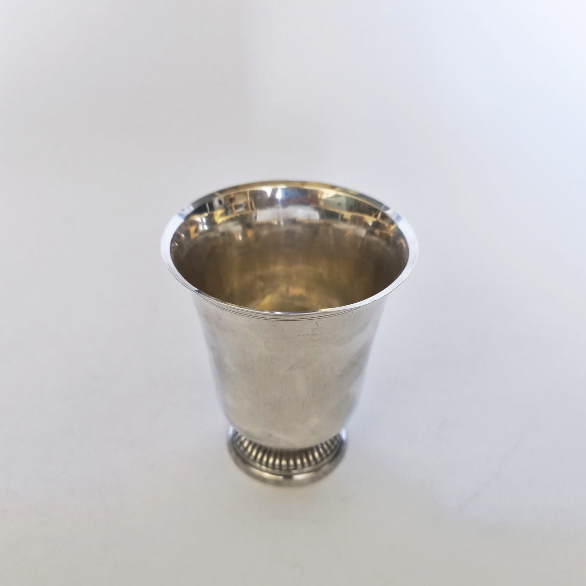 Subscriber's Item: 18th-century Solid Silver Tulip-shaped Goblet. French Province. -photo-2