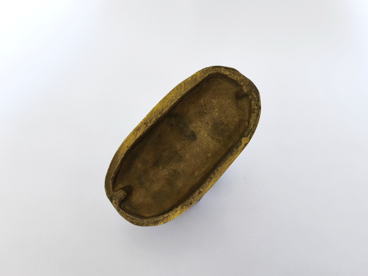 A 19th-century Bronze Pyroge With A Design Of A Bird On A Branch. -photo-4