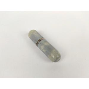 Etui à Message Ou Billet Doux Du XVIIIe Siècle En Vernis Martin, Argent Et écaille. 18eme. 