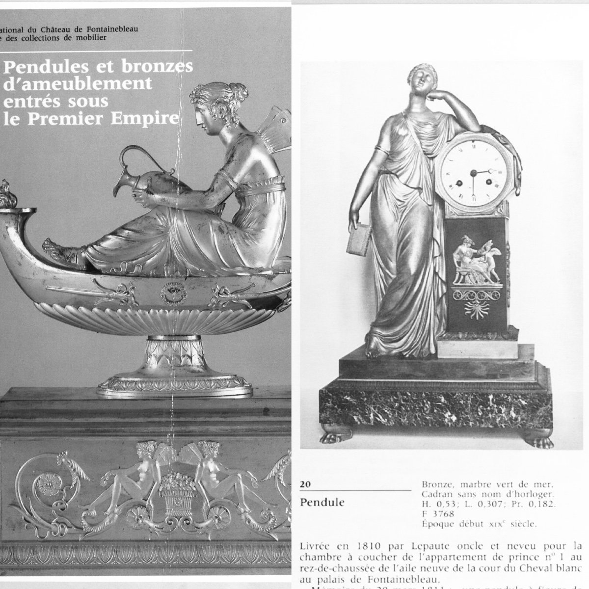 Signed Claude Galle - Important Early Empire Period Clock “ Allegory Of Meditation ”-photo-8