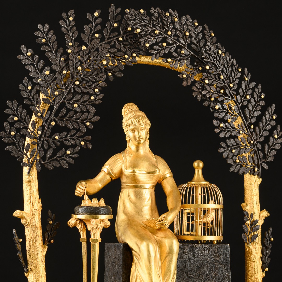 Jean - Simon Deverberie - Rare Pendule “ Joséphine ” D’époque Directoire (1795-1799)-photo-2