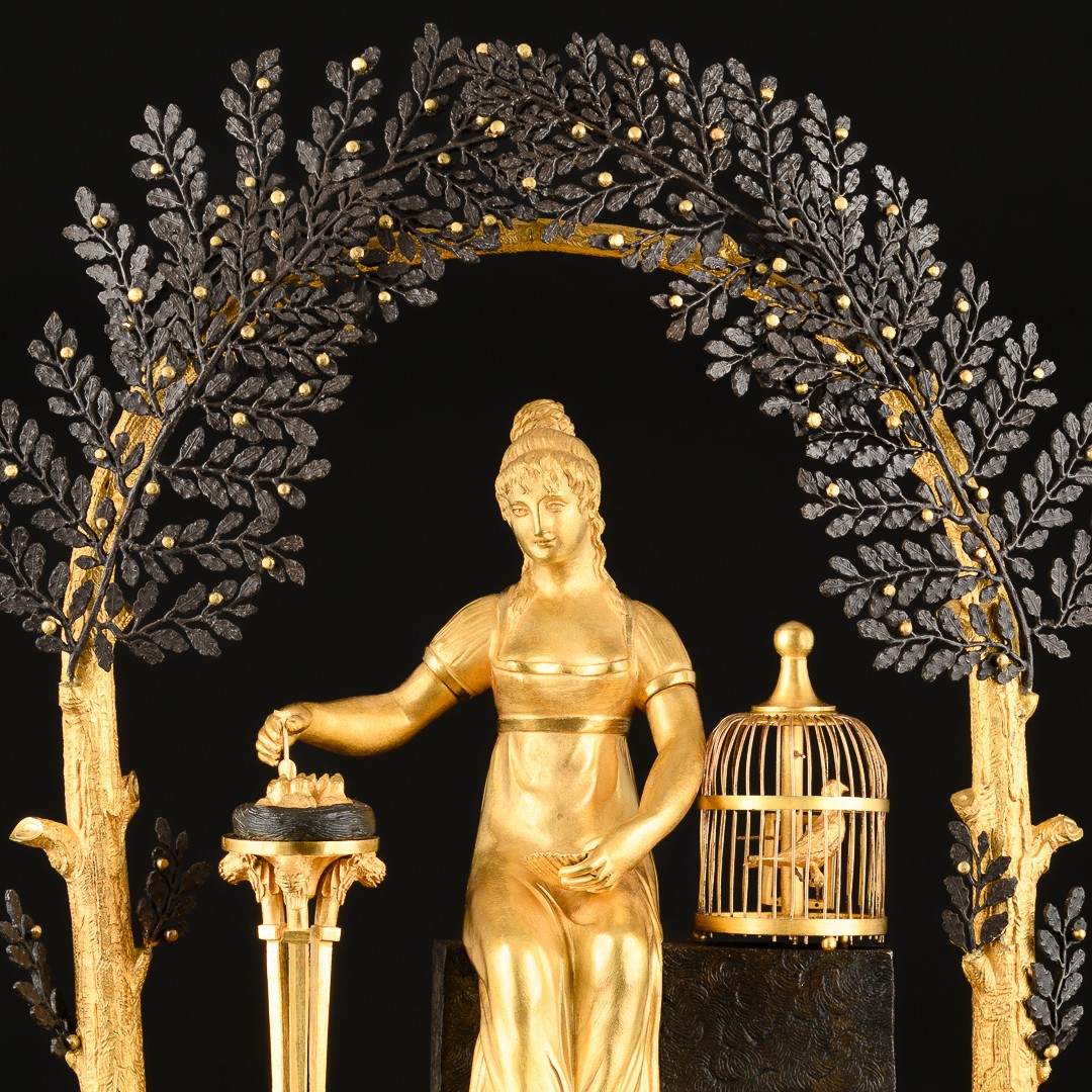 Jean - Simon Deverberie - Rare Pendule “ Joséphine ” D’époque Directoire (1795-1799)-photo-4