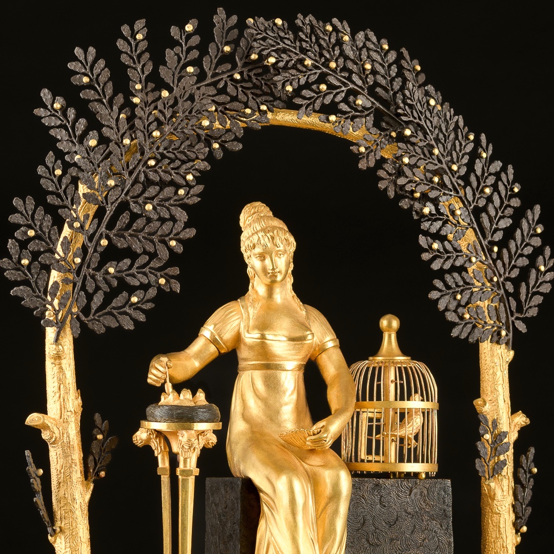 Jean - Simon Deverberie - Rare Pendule “ Joséphine ” D’époque Directoire (1795-1799)-photo-2